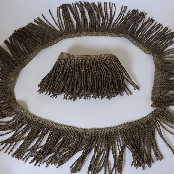 Late 1800s GOLD Metallic Bouillon Fringe Trim Over 2 yards - Picture 2 of 4